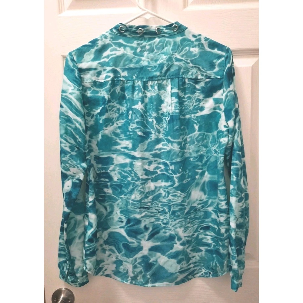 Michael Kors Womens Long Sleeve Blouse Size Small Pre-owned - Picture 3 of 5